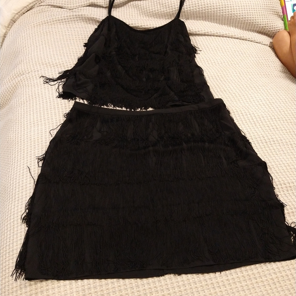 Ralph Lauren Layered Fringe Outfit